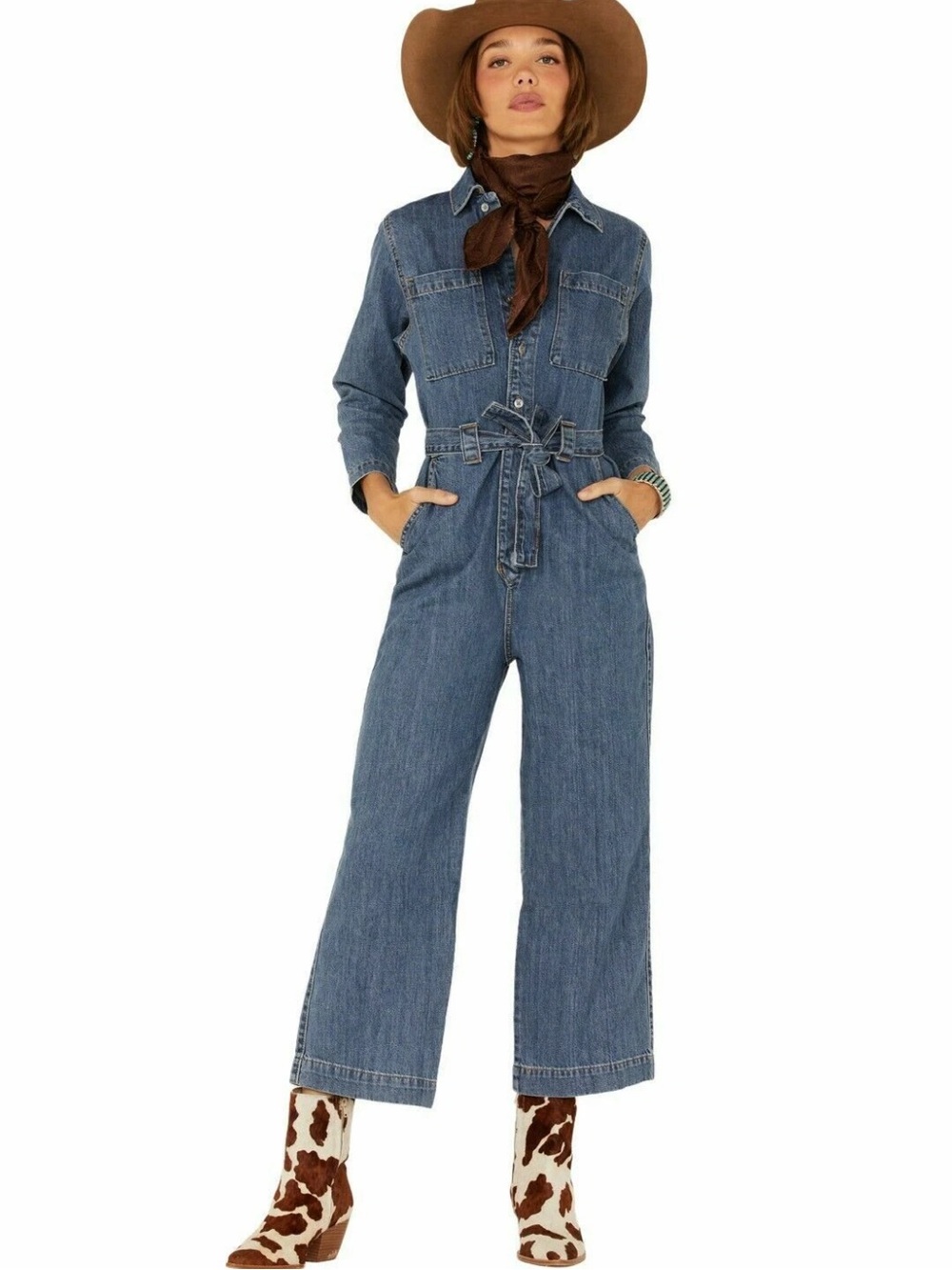 Levi’s Denim Chambray Jumpsuit